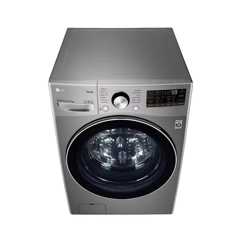 LG WL91H62PN Front Load Washer 15 KG Washing Machine with AI DD™ غسالة