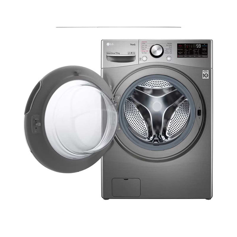 LG WL91H62PN Front Load Washer 15 KG Washing Machine with AI DD™ غسالة