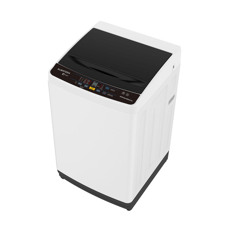 ALMATEEN WMTLMA1060WH-CH Top Load Washer 8kg, White + Free gift QHMA-2220BR-CH  غسالة حجم 8 كيلو + هدية مجانية