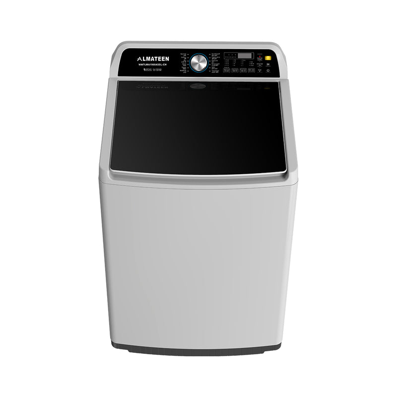 ALMATEEN WMTLMA1960SL-CH Top Load Washer 19kg, White + Free gift QHMA3014WHS-CH غسالة ملابس علوية سعة 19 كجم + هدية مجانية QHMA3014WHS-CH