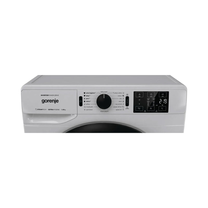 GORENJE WNEI84AS/A Washing machine, Grey غسالة ملابس جورنجي