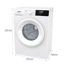 GORENJE WNHPI72SCS Washing machine, White غسالة ملابس جورنجي