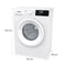 GORENJE WNHPI72SCS Washing machine, White غسالة ملابس جورنجي