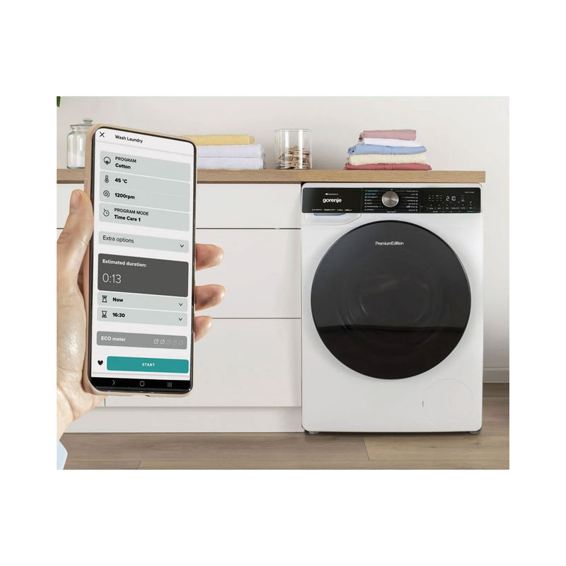GORENJE WNS1X4ARTWIFI Washing machine, White غسالة ملابس جورنجي