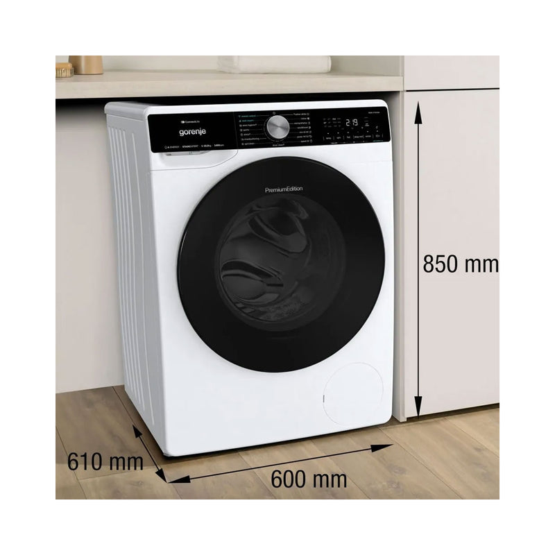 GORENJE WNS1X4ARTWIFI Washing machine, White غسالة ملابس جورنجي