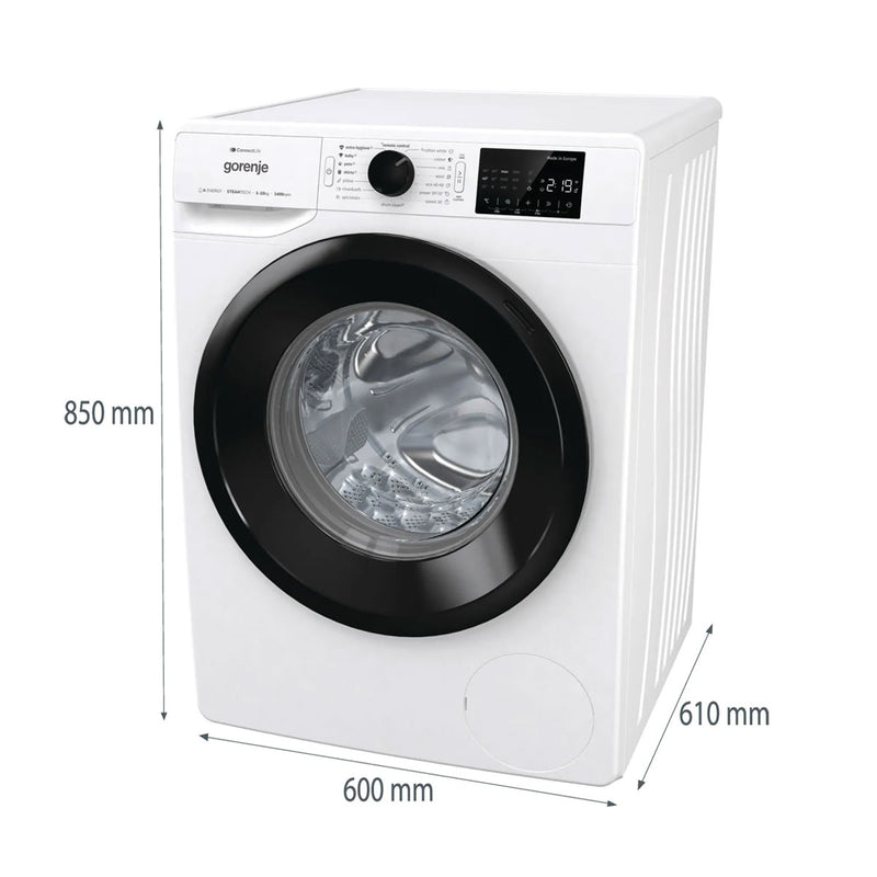 GORENJE WPNEI14A2SWIFI Washing machine, White غسالة ملابس جورنجي