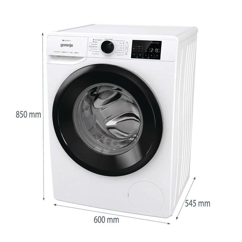 GORENJE WPNEI82A1SWIFI Washing machine, White غسالة ملابس جورنجي
