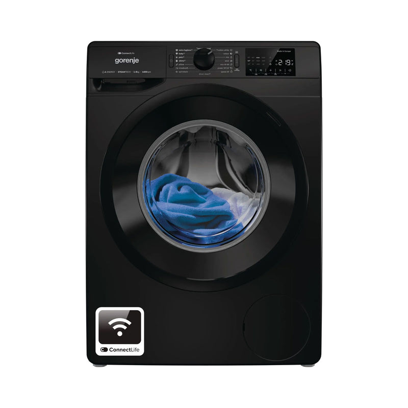 GORENJE WPNEI84A1SW/B Washing machine, Black غسالة ملابس جورنجي