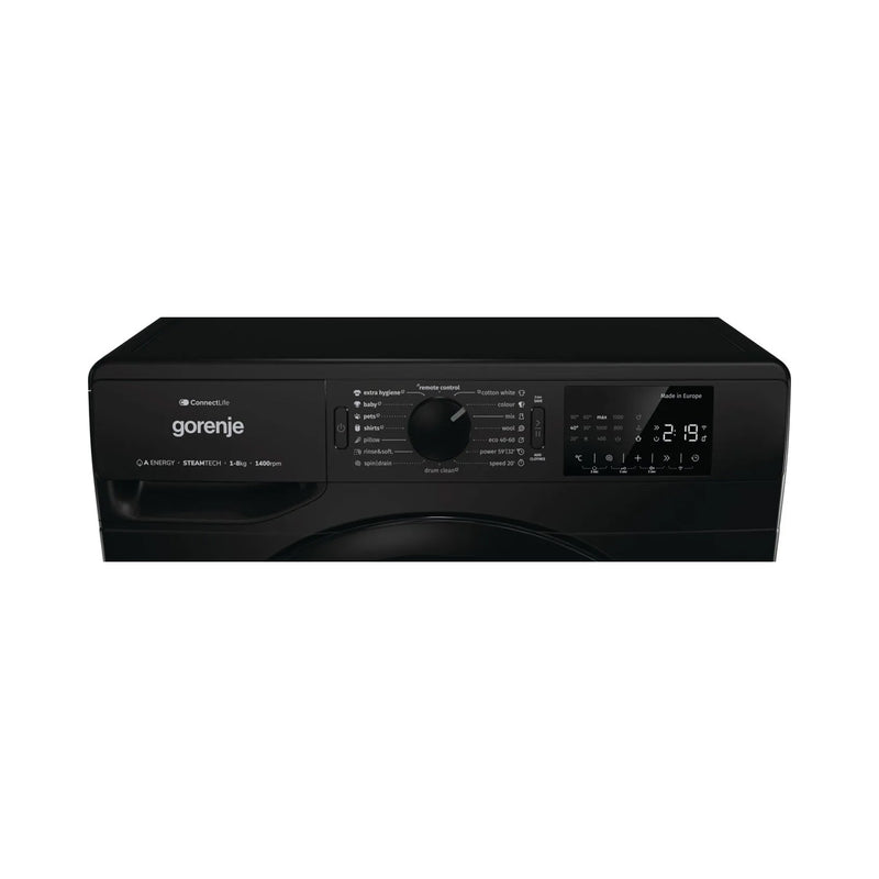 GORENJE WPNEI84A1SW/B Washing machine, Black غسالة ملابس جورنجي