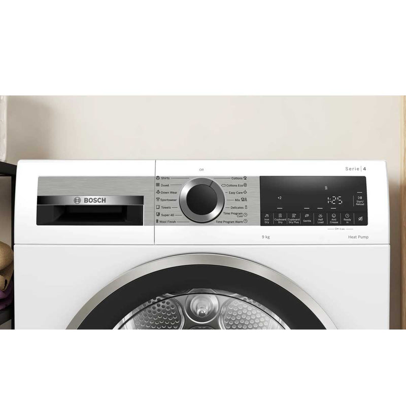 BOSCH WQG1420AME Front Load Washer Dryer Condenser 9kg, White غسالة