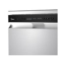 MIDEA WQP14-W7633C(S)-IQ Dishwasher 14 storage spaces, Silver