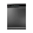 MIDEA WQP15-WU7633GUR(BS) Dishwasher 15 storage space, Dark Silver
