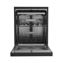 MIDEA WQP15-WU7633GUR(BS) Dishwasher 15 storage space, Dark Silver