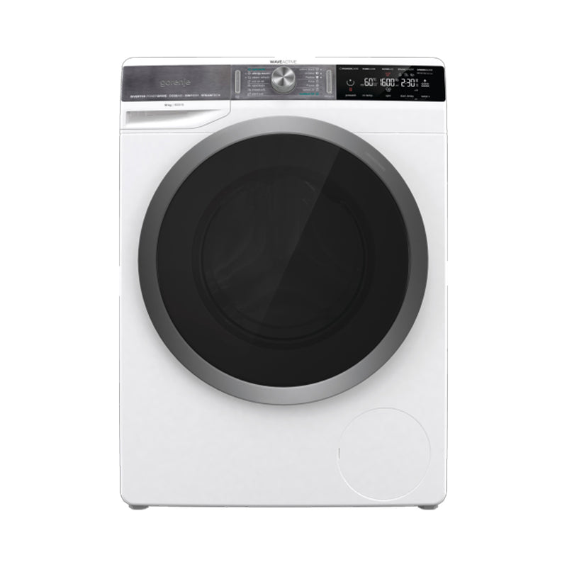 GORENJE WS168LNST Front Loading Washing Machine 10 Kg, Black غسالة ذات فتحة جانبية 10 كيلو جورنج