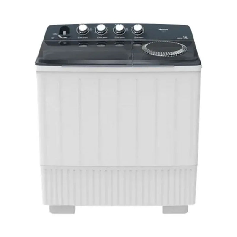 HISENSE WSBE143 Twin Tub Washing Machine 14kg + Free gift Hitachi HEK-E50 غسالة مزدوجة  سعة 14 كجم + هدية مجانية Hitachi HEK-E50