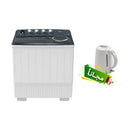 HISENSE WSBE143 Twin Tub Washing Machine 14kg + Free gift Hitachi HEK-E50 غسالة مزدوجة  سعة 14 كجم + هدية مجانية Hitachi HEK-E50