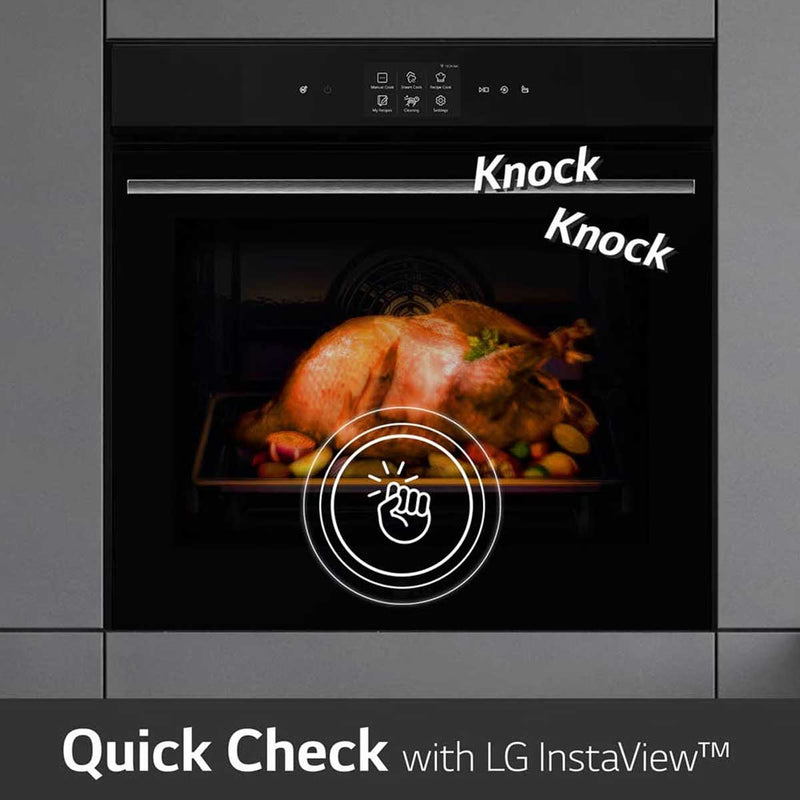 LG WSED7667M InstaView Oven 76 Liters A++ Air Fry & Steam Sous-Vide