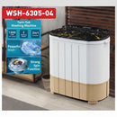 NEWAL WSH-6305/04 Top Loading Washing Machine 5kg/1300 RPM, Cream