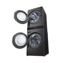 LG WT2520BRK Single Unit Front Load 25/20kg LG WashTower™ with Centre Control™, Black Steel color غسالة تاور  25/20 كيلو ال جي
