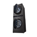 LG WT2520BRK Single Unit Front Load 25/20kg LG WashTower™ with Centre Control™, Black Steel color غسالة تاور  25/20 كيلو ال جي