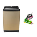 HISENSE WT3T1723U-Gold Top Load Washing Machine 17kg + Free gift Fakir sky fall غسالة ملابس Top Load 17 كجم + هدية مجانية Fakir sky fall