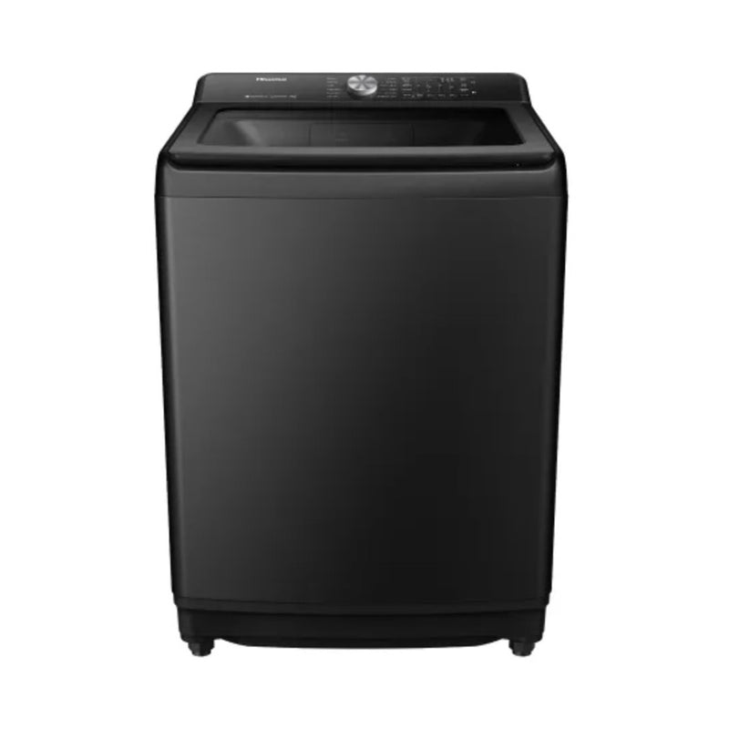 HISENSE WT5I2123DB Top Load Washer 21 kg, Black غسالة ملابس باب علوية 21كغم هايسنس
