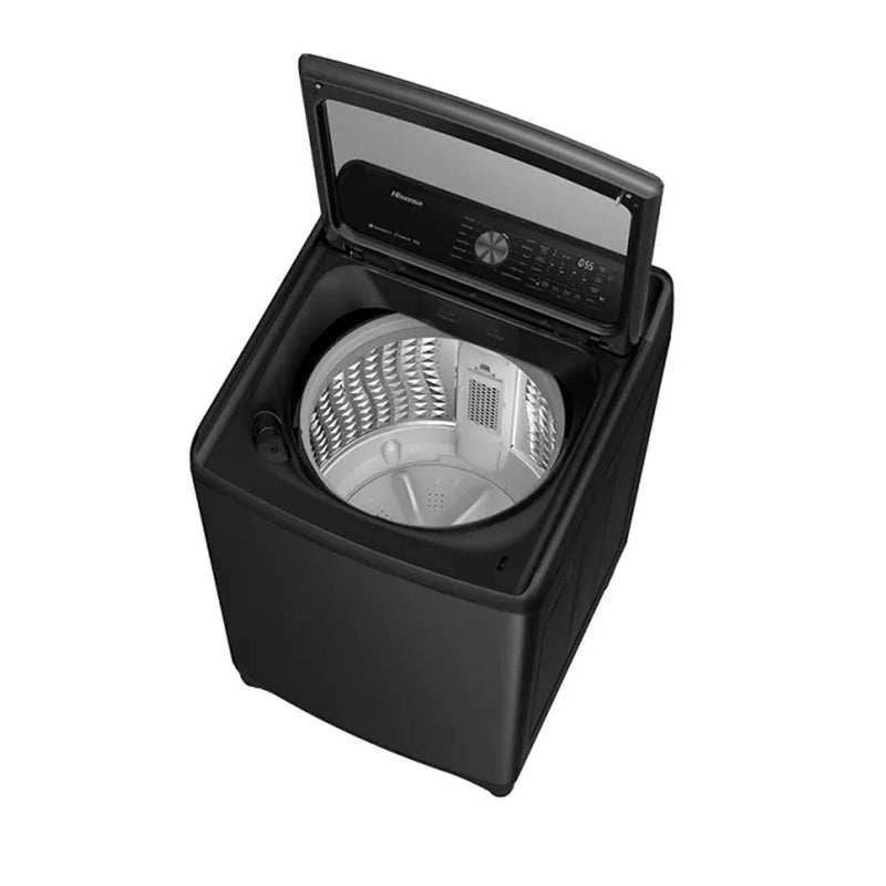 HISENSE WT5T2025DB Top Load Washing Machine 20 Kg, 700 RPM, Black غسالة علوية هايسنس + هدية SP-350