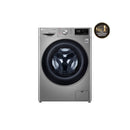 LG WV2149PVG 1400RPM Vivace Washer, 9 Kg, Bigger Capacity, AI DD, Steam, ThinQ, Silver - غسالة ال جي جانبي 9 كغم