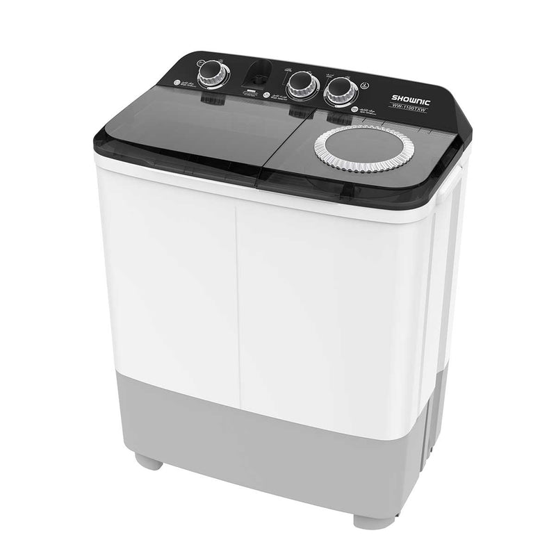 SHOWNIC WW-1100TXW Twin Tub Washer & Spin 7kg غسالة شونك حوضين