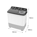 SHOWNIC WW-1500TXW Twin Tub Washer & Spin 10kg غسالة شونك حوضين