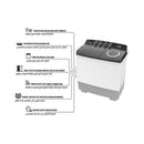 SHOWNIC WW-2300TXW Twin Tub Washer & Spin 20kg غسالة شونك حوضين