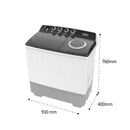 SHOWNIC WW-2300TXW Twin Tub Washer & Spin 20kg غسالة شونك حوضين