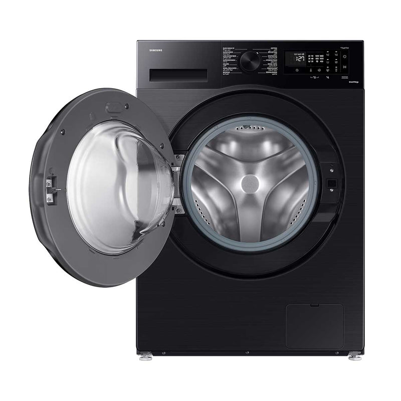 SAMSUNG WW11CGC04DABSG Front load Washer with Ecobubble™ and SmartThings AI Energy Mode, 11Kg, Black غسالة سامسونك 11 كيلو