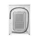 LG WY1408WTP Front Loading Washing Machine 8 Kg, Direct Drive, Steam, and Smart Diagnostics, White غسالة ذات فتحة جانبية 8 كيلو ذكية ال جي