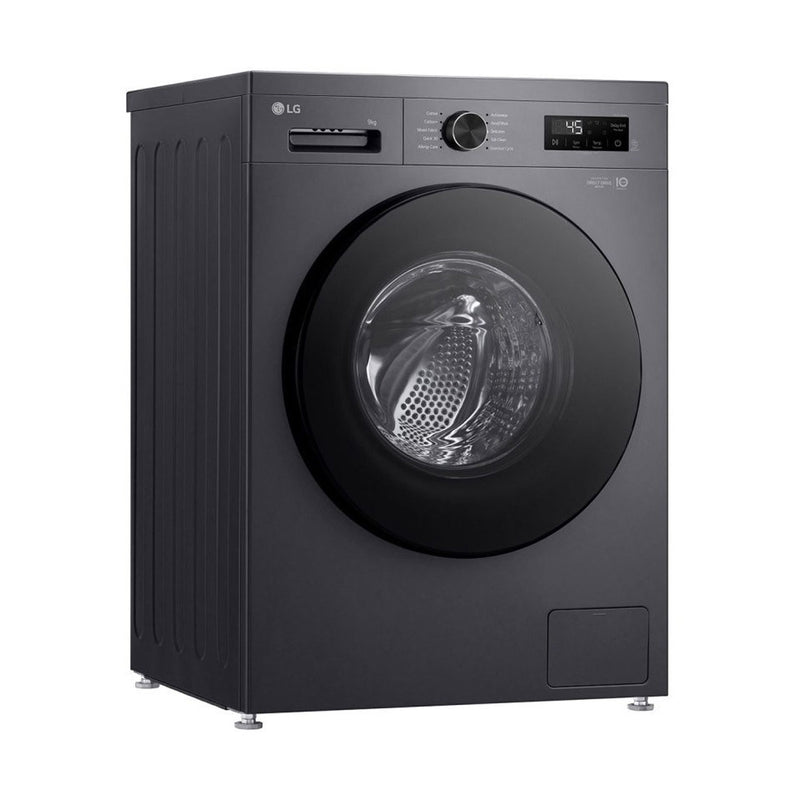 LG WY1409MVP LG 9 kg Front‑Load Washing Machine, Grey غسالة ذات فتحة جانبية ال جي