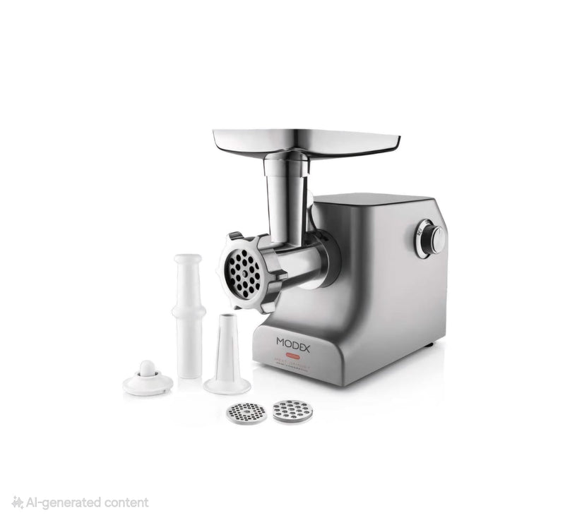 MODEX MG595 Meat Grinder 2400w Powerful Silent Motor, White