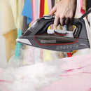 BLACK & DECKER X2050-B5 2200W MPP Steam Iron with Ceramic Soleplate مكوى