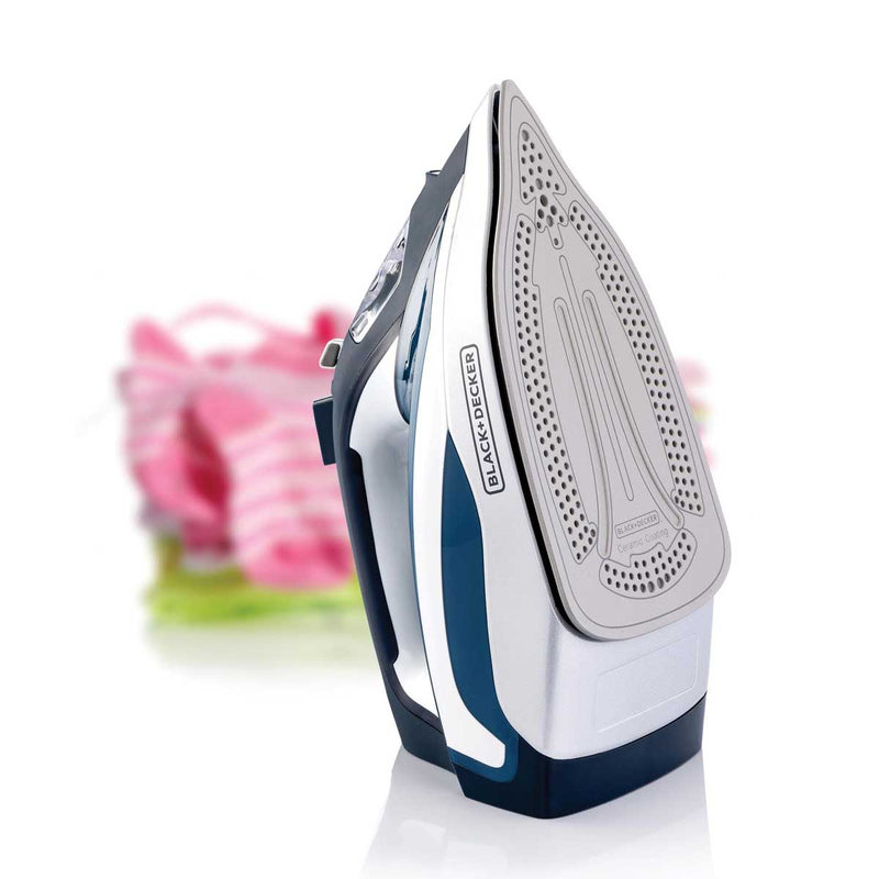 BLACK & DECKER X2150-B5 2400W MPP+ Steam Iron with Auto Shutoff and Ceramic Soleplate مكوى