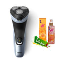 PHILIPS X3063 Shaver 3000X Series Wet & Dry Electric Shaver + Free gift ماكينة حلاقة كهربائية فيليبس سلسلة 3000X، مبلل وجاف + هدية مجانية