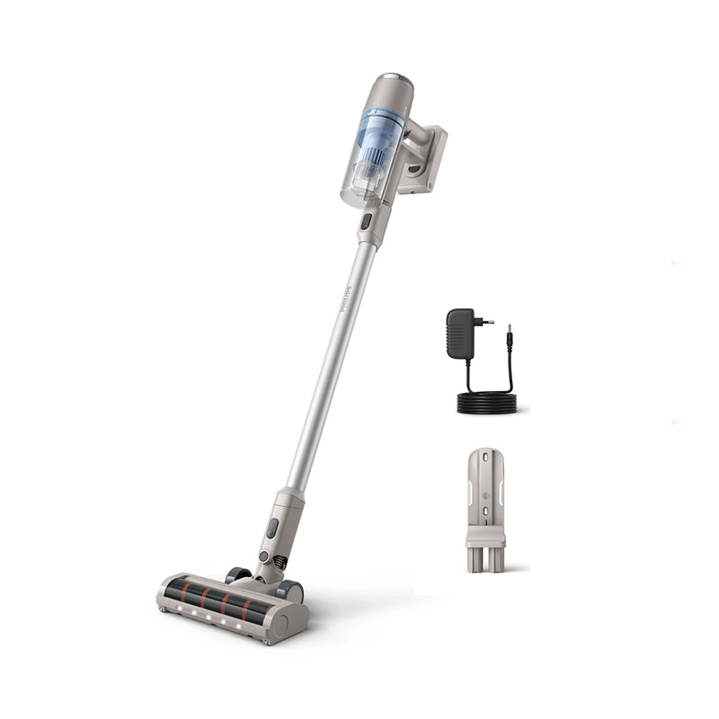 PHILIPS XC2011 2000 Series Cordless Vacuum, White مكنسة كهربائية لاسلكية فلبس