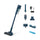 PHILIPS XC5041/61 5000 Series Cordless Vacuum, Sage سلسلة مكنسة كهربائية لاسلكية فلبس