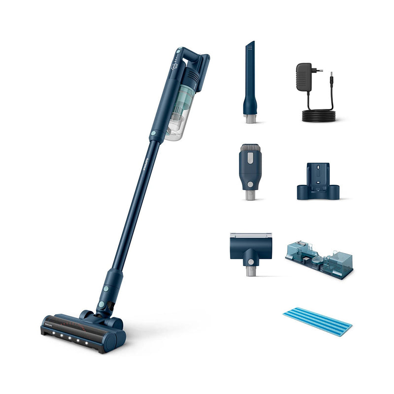 PHILIPS XC5041/61 5000 Series Cordless Vacuum, Sage سلسلة مكنسة كهربائية لاسلكية فلبس