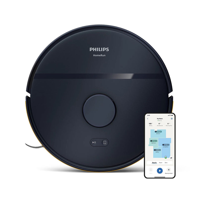 PHILIPS XU2000/15 Robot Vacuum Cleaner, Dark blue مكنسة كهربائية روبوتية فلبس