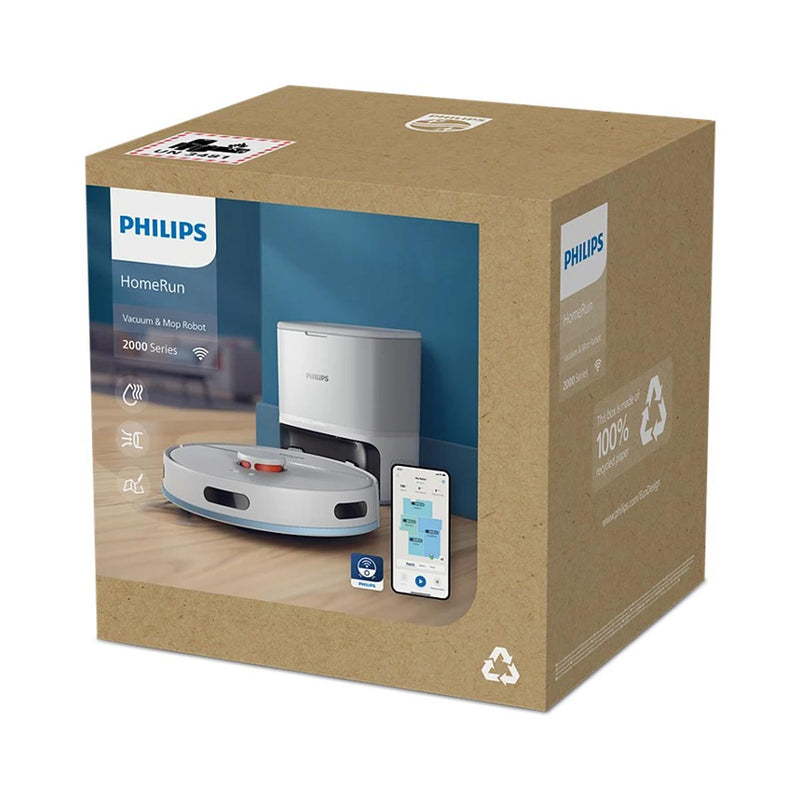 PHILIPS XU2100/15 Robot Vacuum Cleaner, Dark blue مكنسة كهربائية روبوتية فلبس
