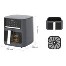 HONOR YJ-NL65037AD Air Fryer 7 L, Black قلاية هوائية هونر