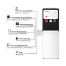 SHOWNIC YT-R368BW Water Dispenser With Refrigerator, White براد ماء شونك