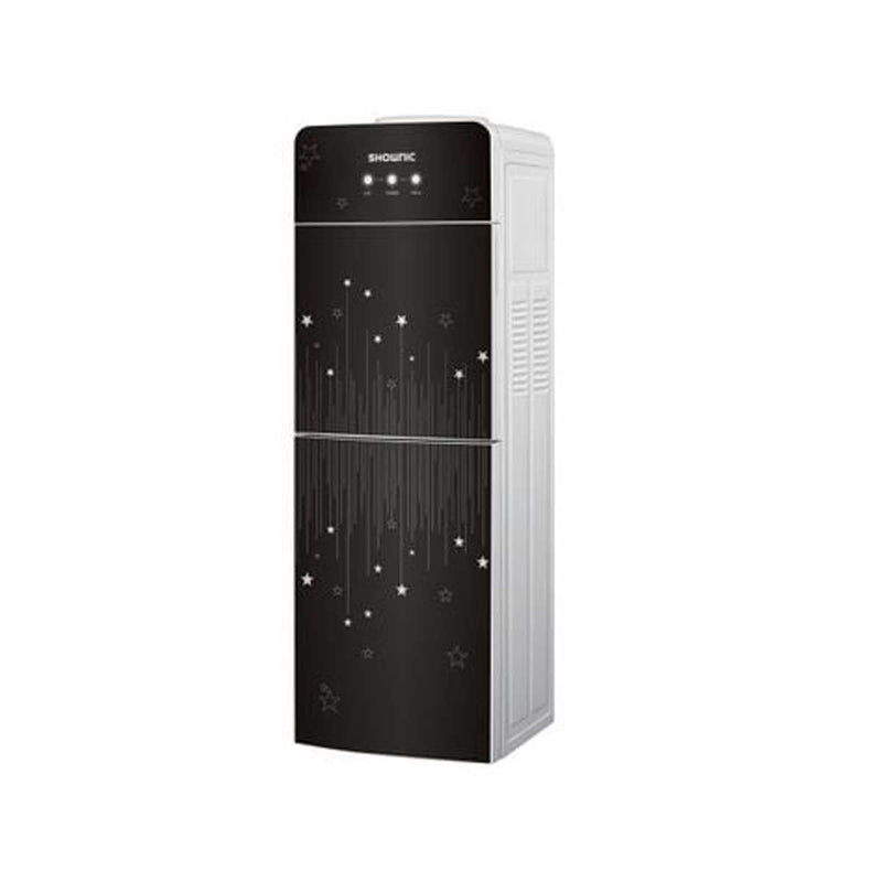 SHOWNIC YT-R378BG Water Dispenser With Refrigerator, Black براد ماء  شونك