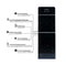 SHOWNIC YT-R378BG Water Dispenser With Refrigerator, Black براد ماء  شونك