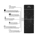 SHOWNIC YT-R378BG Water Dispenser With Refrigerator, Black براد ماء  شونك