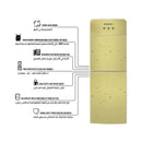 SHOWNIC YT-R378GG Water Dispenser with Fridge, Gold براد ماء شونك